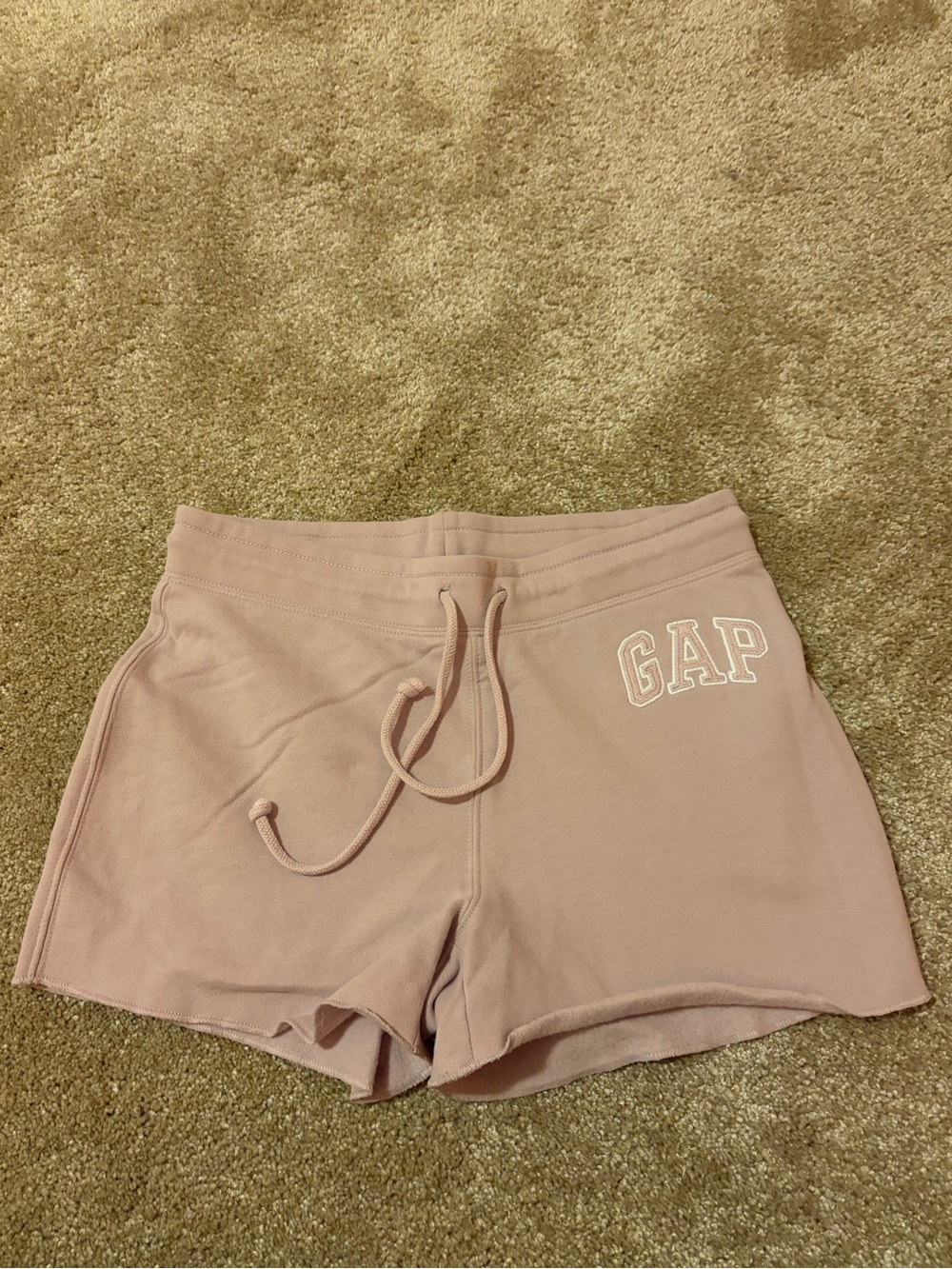 GAP Women's Dusty Rose Drawstring Athletic Shorts